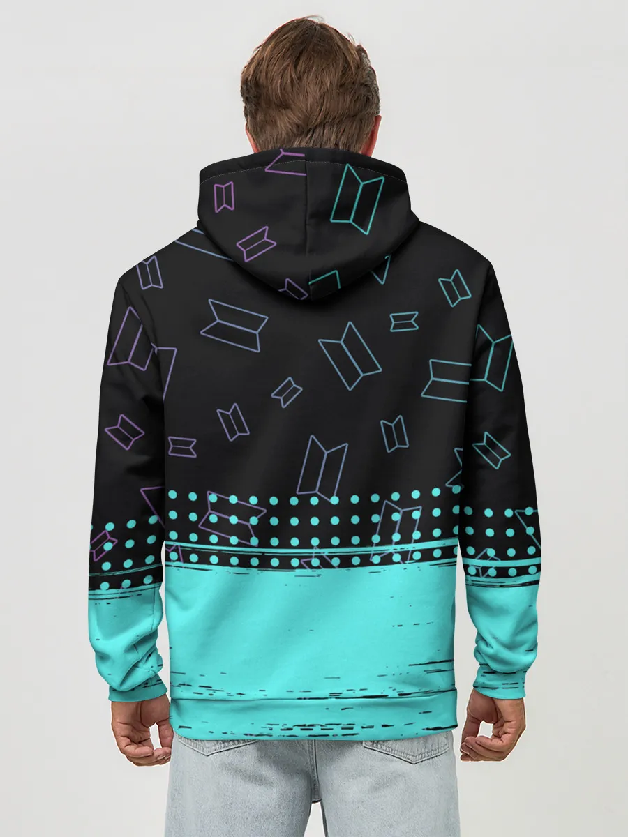 Худи мужской база хлопок / BTS / БТС