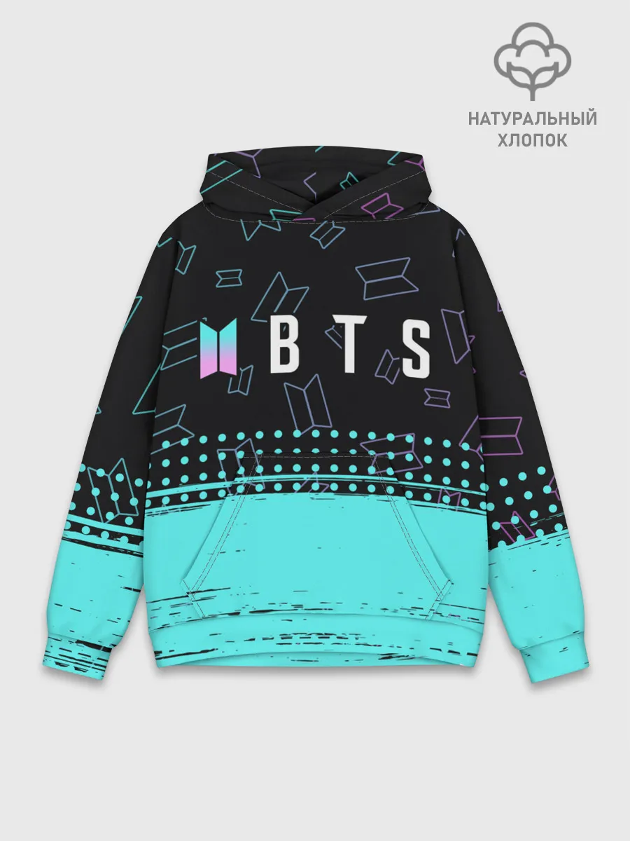 Худи мужской база хлопок / BTS / БТС