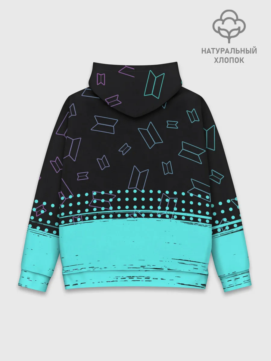 Худи мужской база хлопок / BTS / БТС