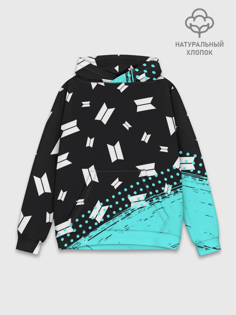 Худи мужской база хлопок / BTS / БТС