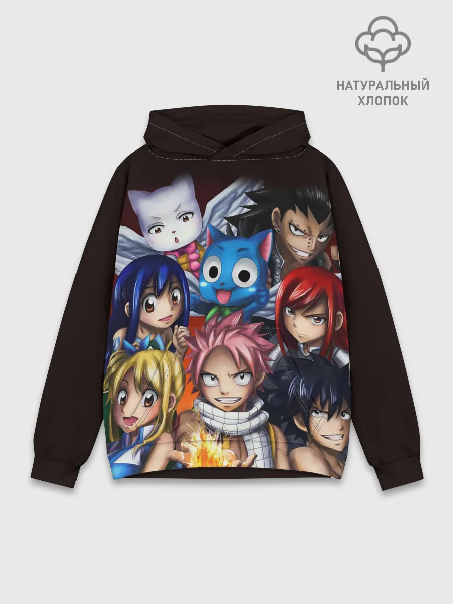 Худи мужской база хлопок / Fairy Tail manga