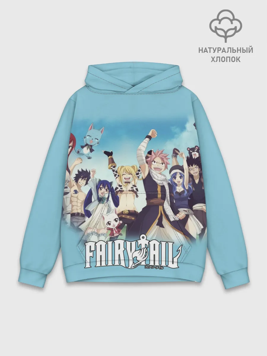 Худи мужской база хлопок / Fairy Tail Heroes
