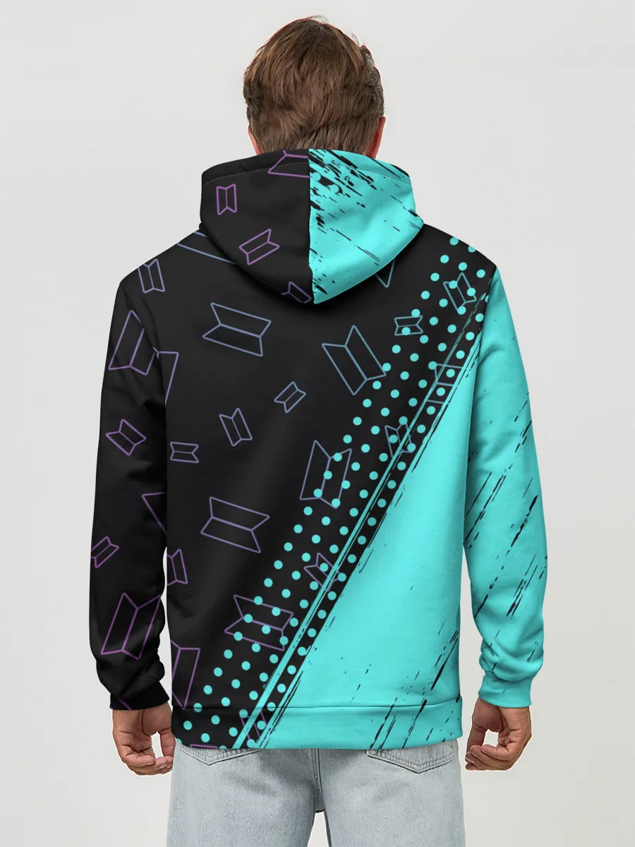 Худи мужской база хлопок / BTS / БТС