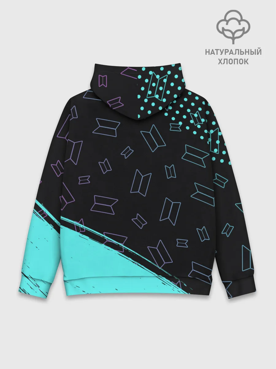 Худи мужской база хлопок / BTS / БТС