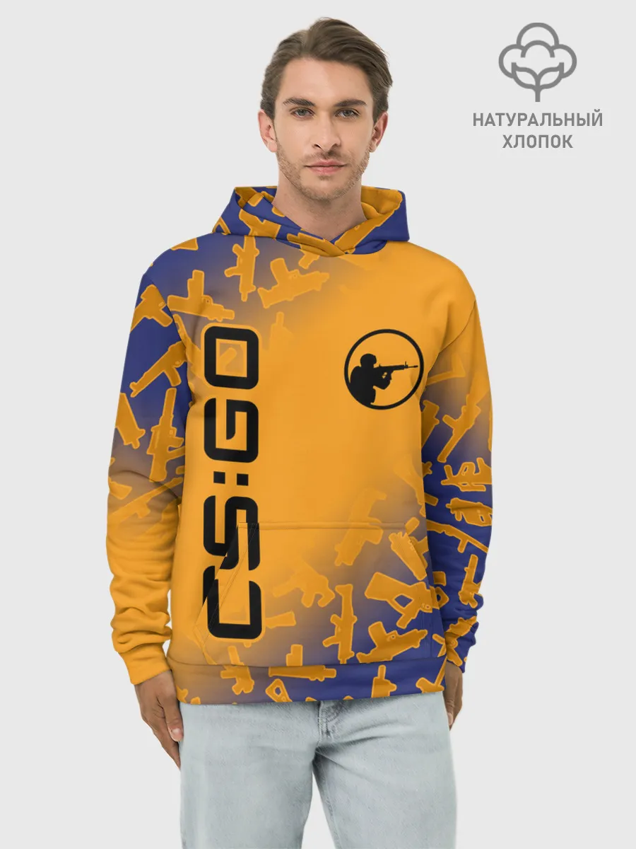 Худи мужской база хлопок / CS GO | КС ГО