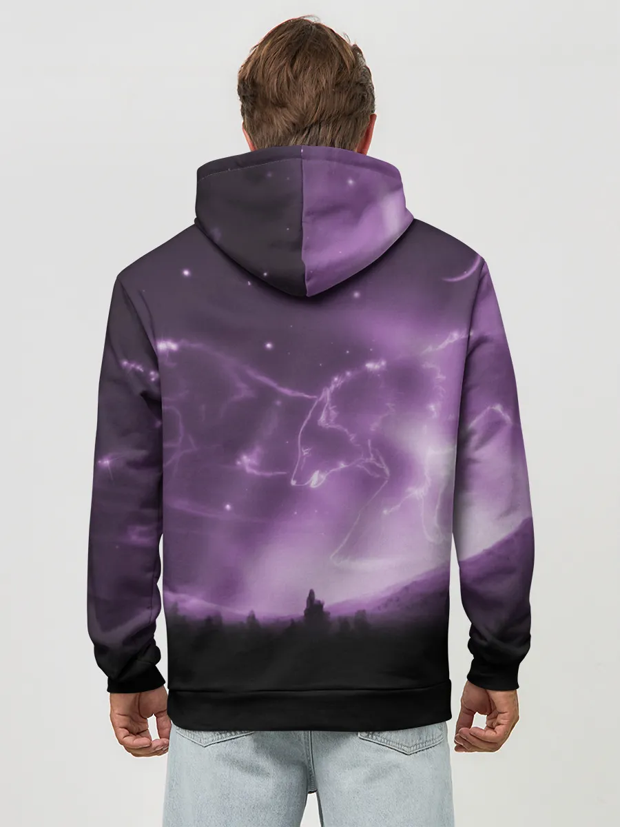 Худи мужской база хлопок / ВОЛКИ СОЗВЕЗДИЯ