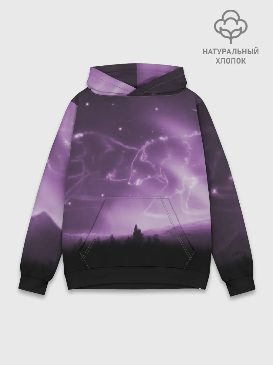 Худи мужской база хлопок / ВОЛКИ СОЗВЕЗДИЯ