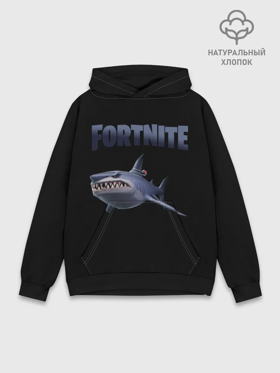 Худи мужской база хлопок / Loot Shark Fortnite