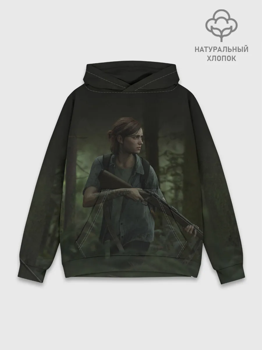 Худи мужской база хлопок / THE LAST OF US 2 ЭЛЛИ