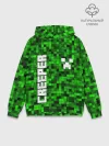 Худи мужской база хлопок / MINECRAFT CREEPER