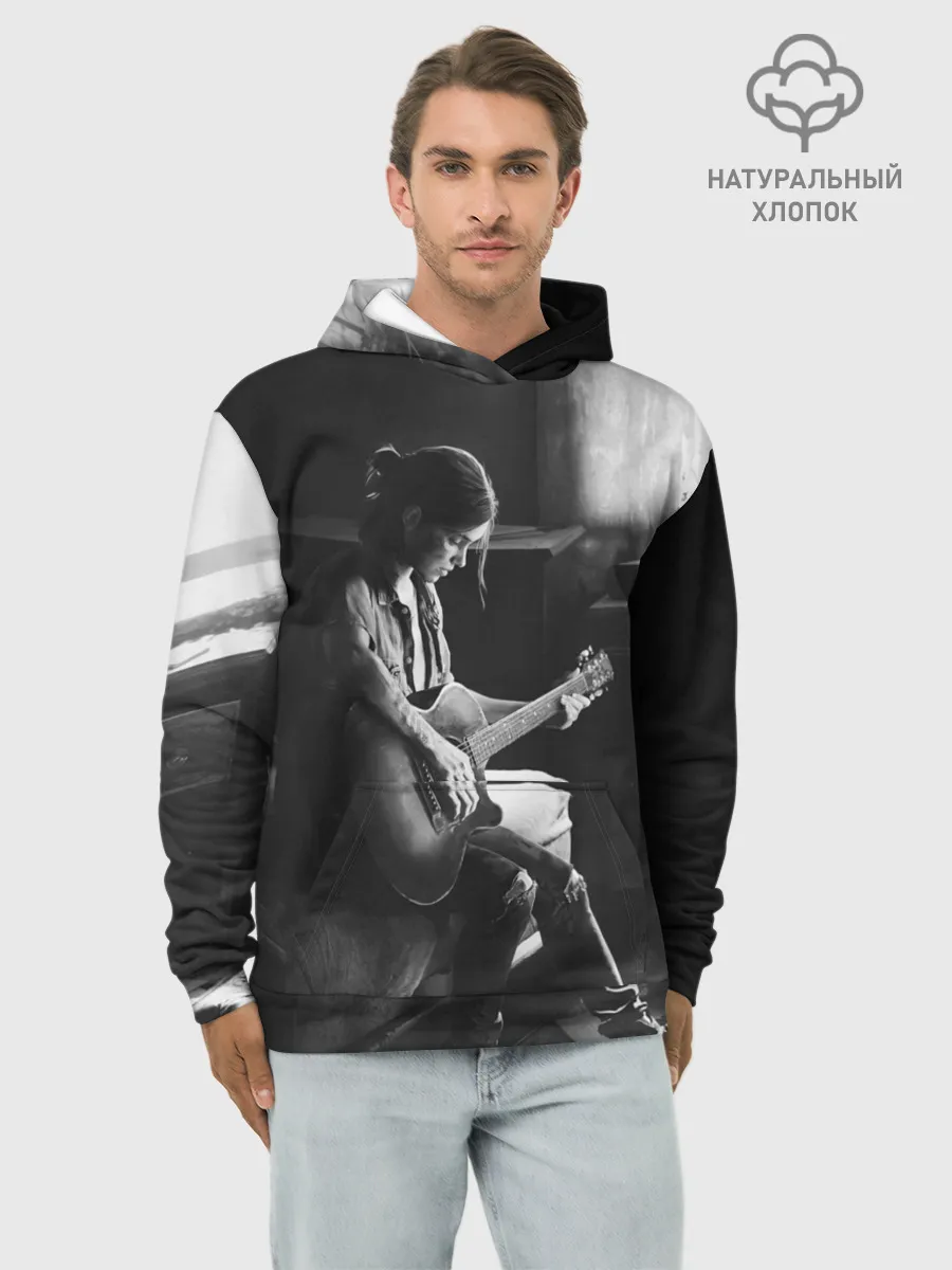 Худи мужской база хлопок / THE LAST OF US PART 2 ЭЛЛИ