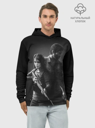 Худи мужской база хлопок / THE LAST OF US 2 ДЖОЭЛ ЭЛЛИ