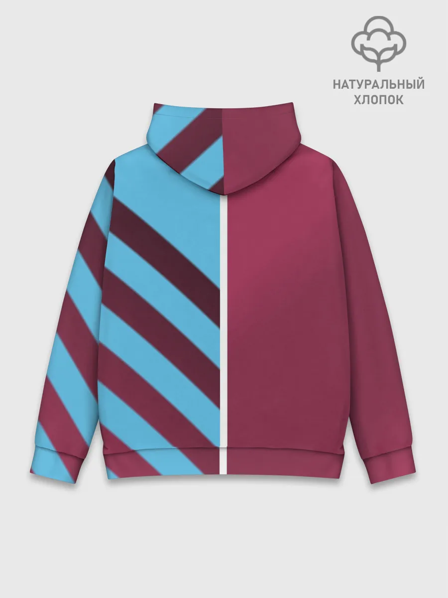 Худи мужской база хлопок / Астон Вилла