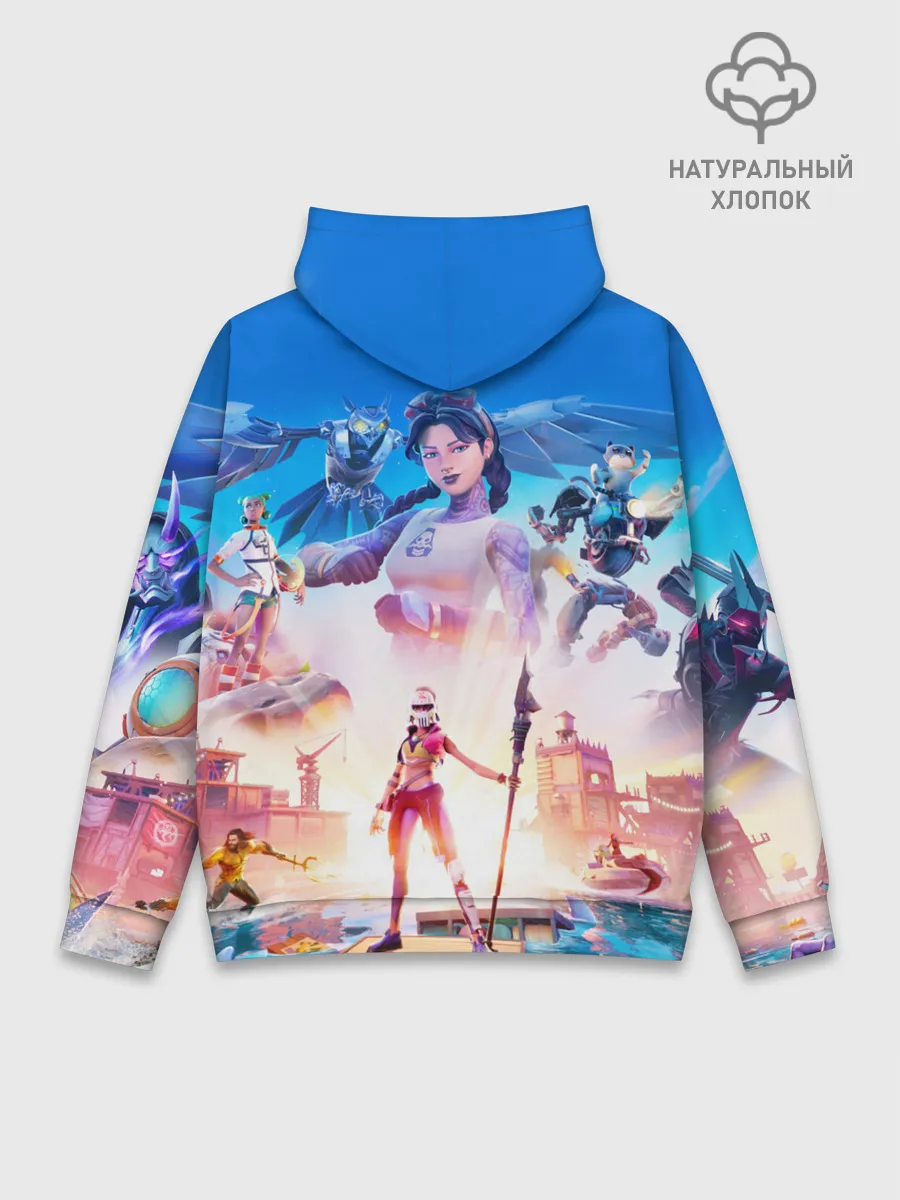 Худи мужской база хлопок / FORTNITE 3 СЕЗОН