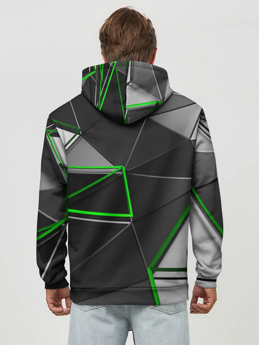 Худи мужской база хлопок / 3D полигон