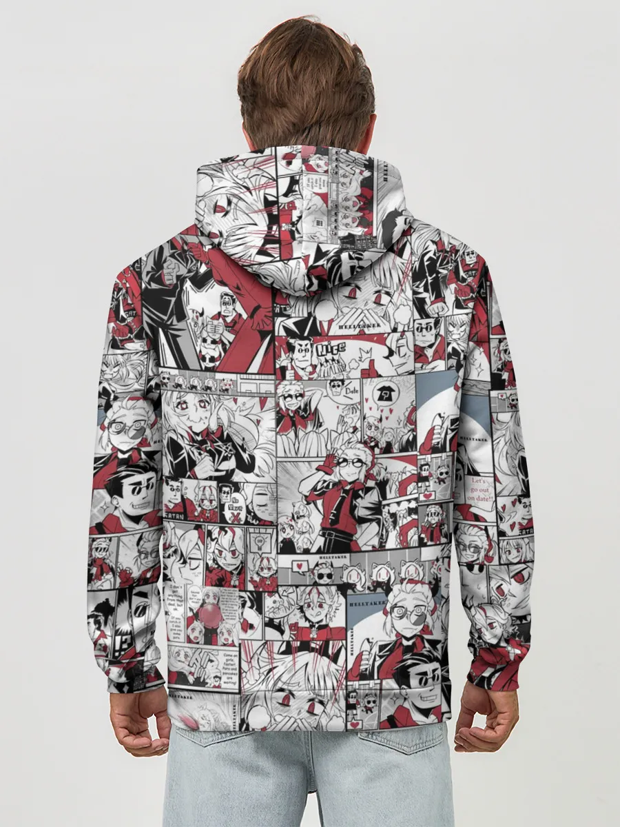 Худи мужской база хлопок / HELLTAKER