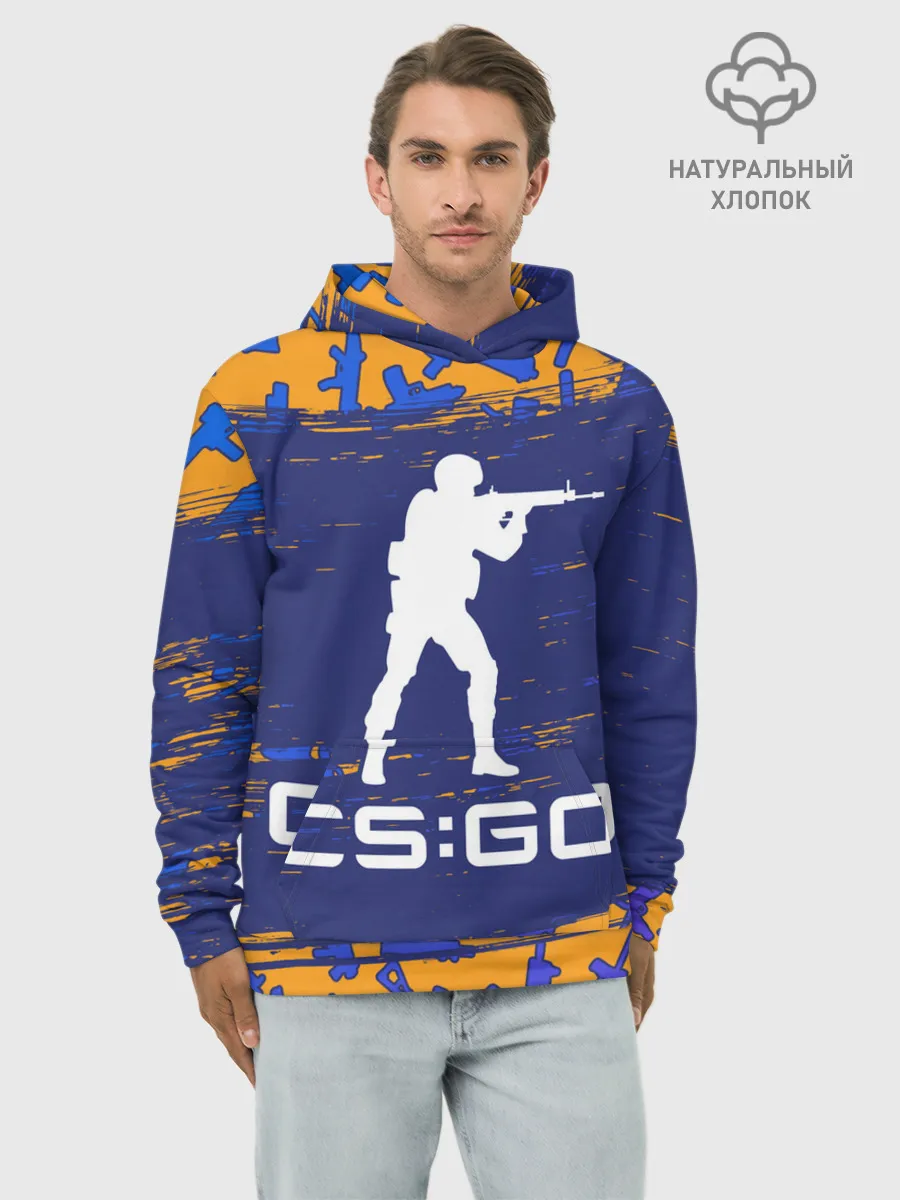 Худи мужской база хлопок / CS GO | КС ГО