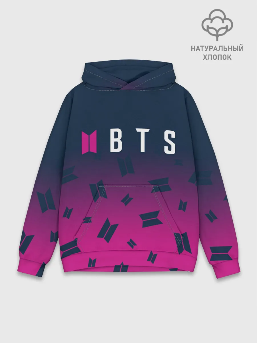 Худи мужской база хлопок / BTS / БТС