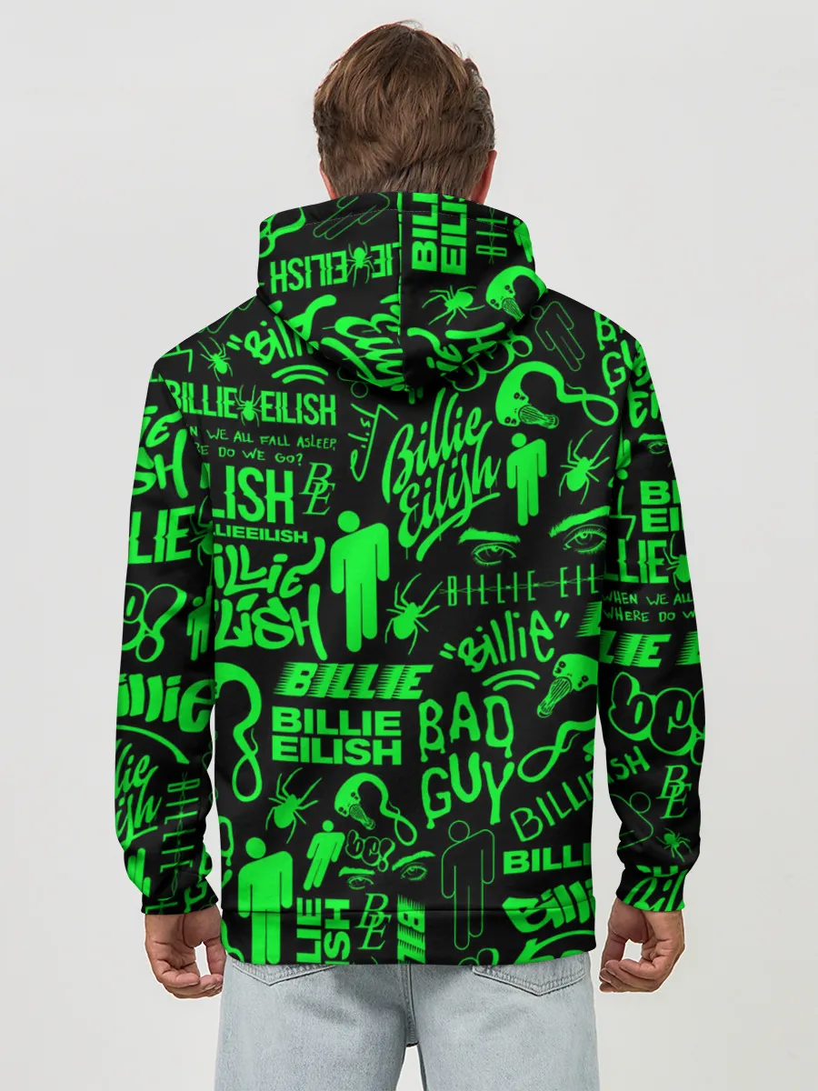 Худи мужской база хлопок / BILLIE EILISH | БИЛЛИ АЙЛИШ