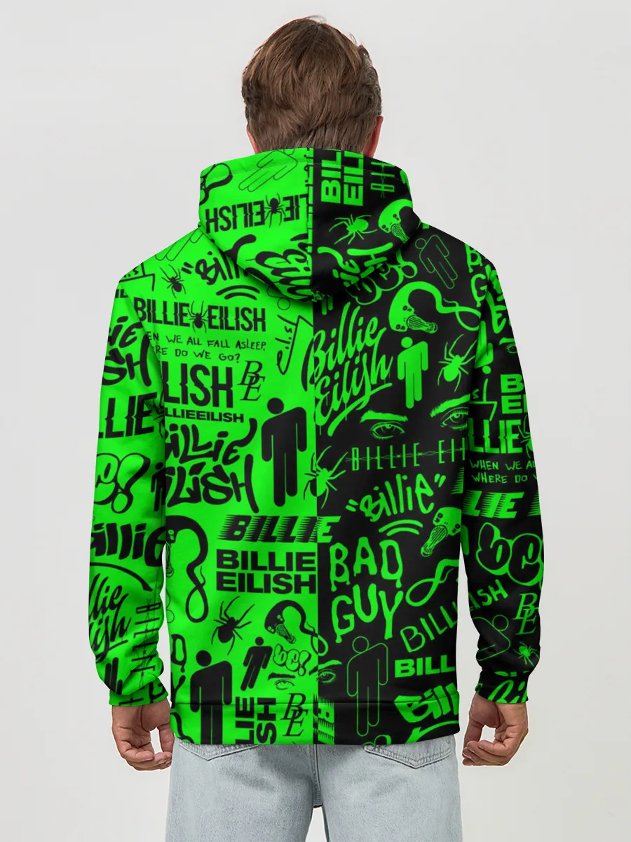 Худи мужской база хлопок / BILLIE EILISH | БИЛЛИ АЙЛИШ