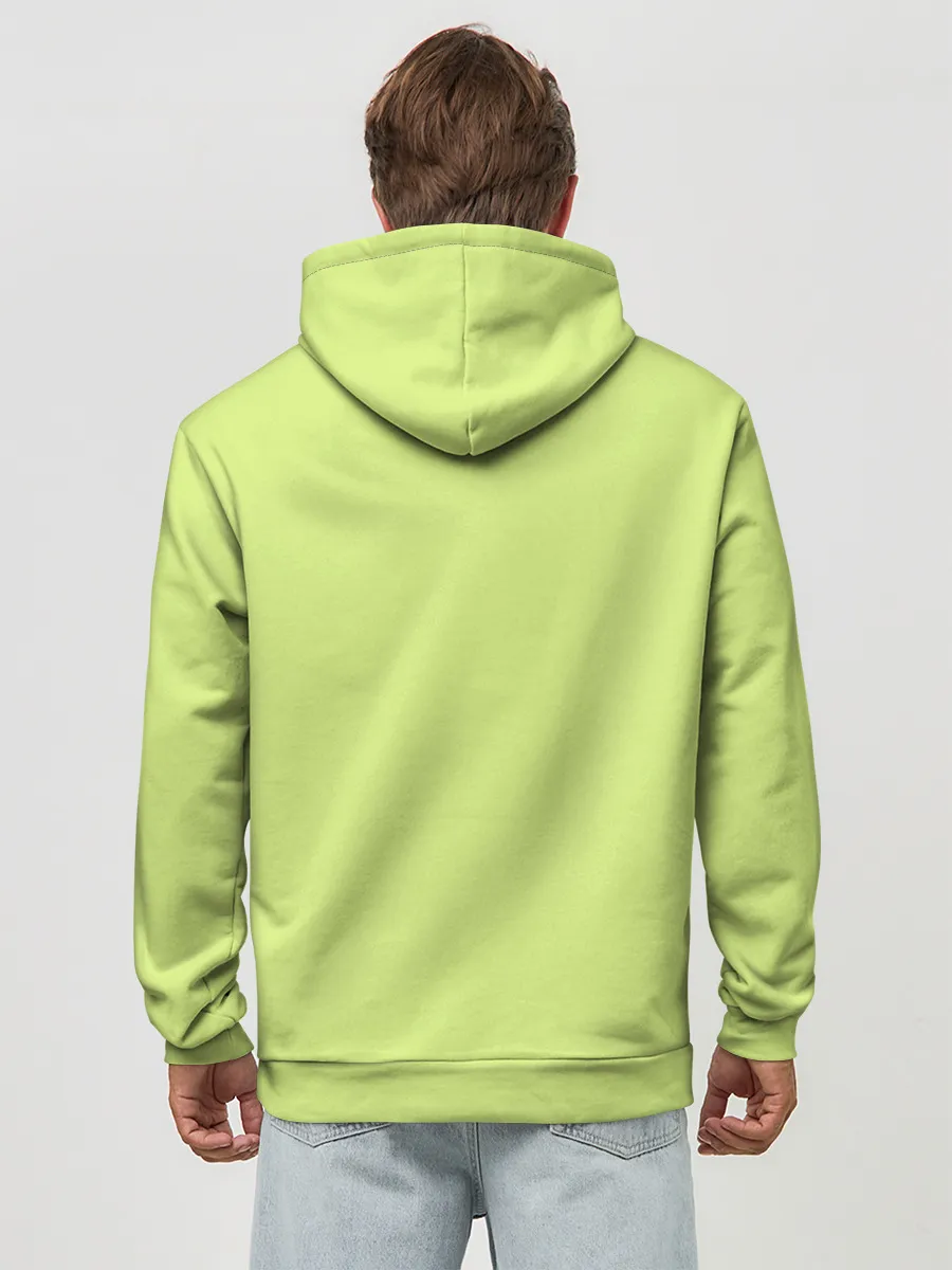 Худи мужской база хлопок / Ленивец спит на ветке рисунок