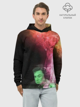 Худи мужской база хлопок / ПРИШЕЛЕЦ