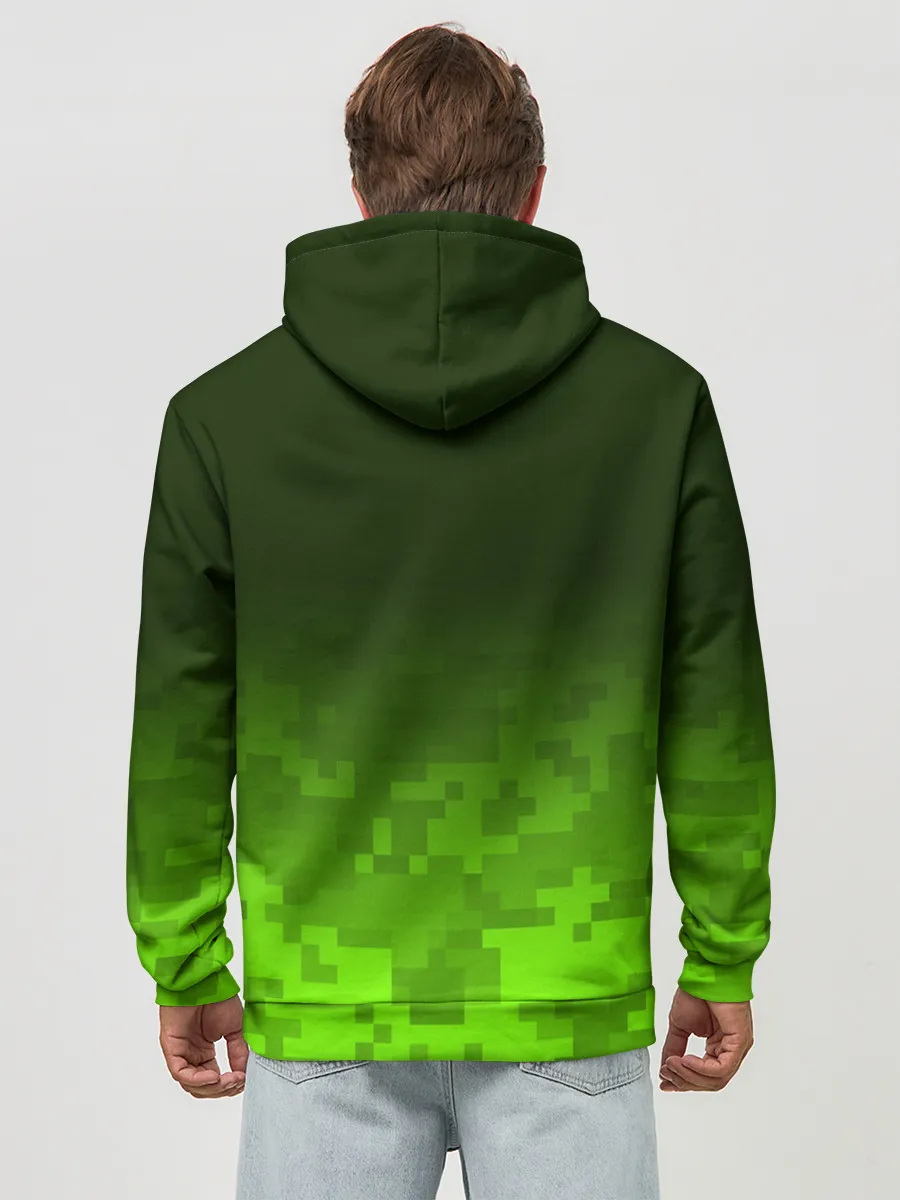 Худи мужской база хлопок / MINECRAFT / МАЙНКРАФТ