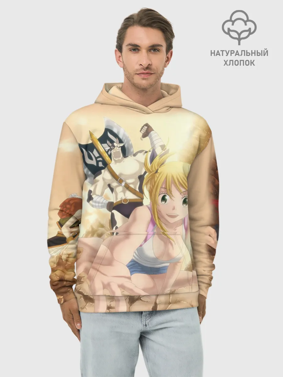 Худи мужской база хлопок / Люси и Телец