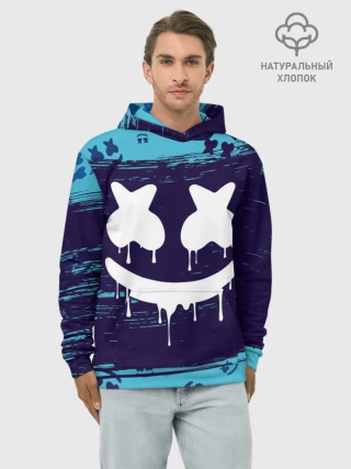 Худи мужской база хлопок / MARSHMELLO / МАРШМЕЛЛОУ