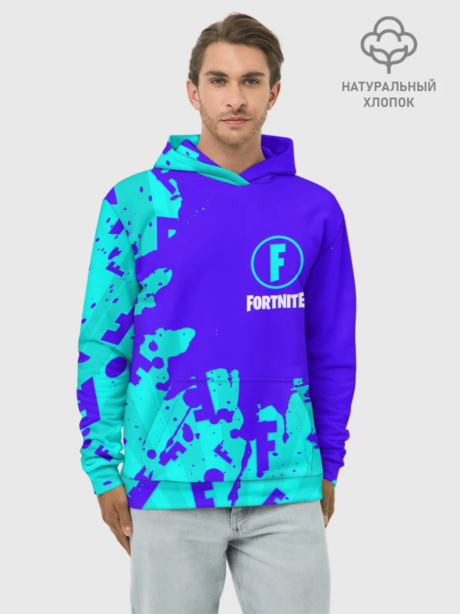Худи мужской база хлопок / FORTNITE / ФОРТНАЙТ