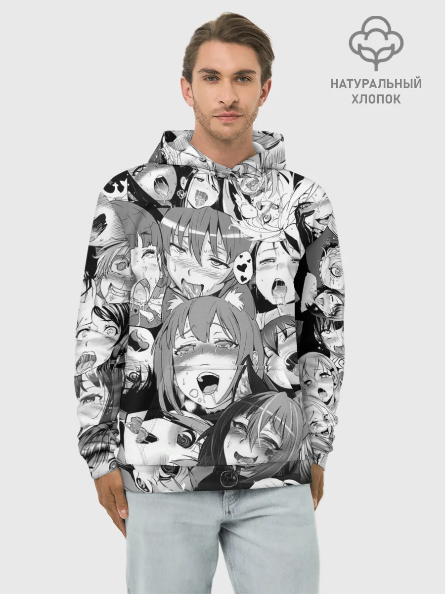 Худи мужской база хлопок / СЕНПАЙ / SENPAI