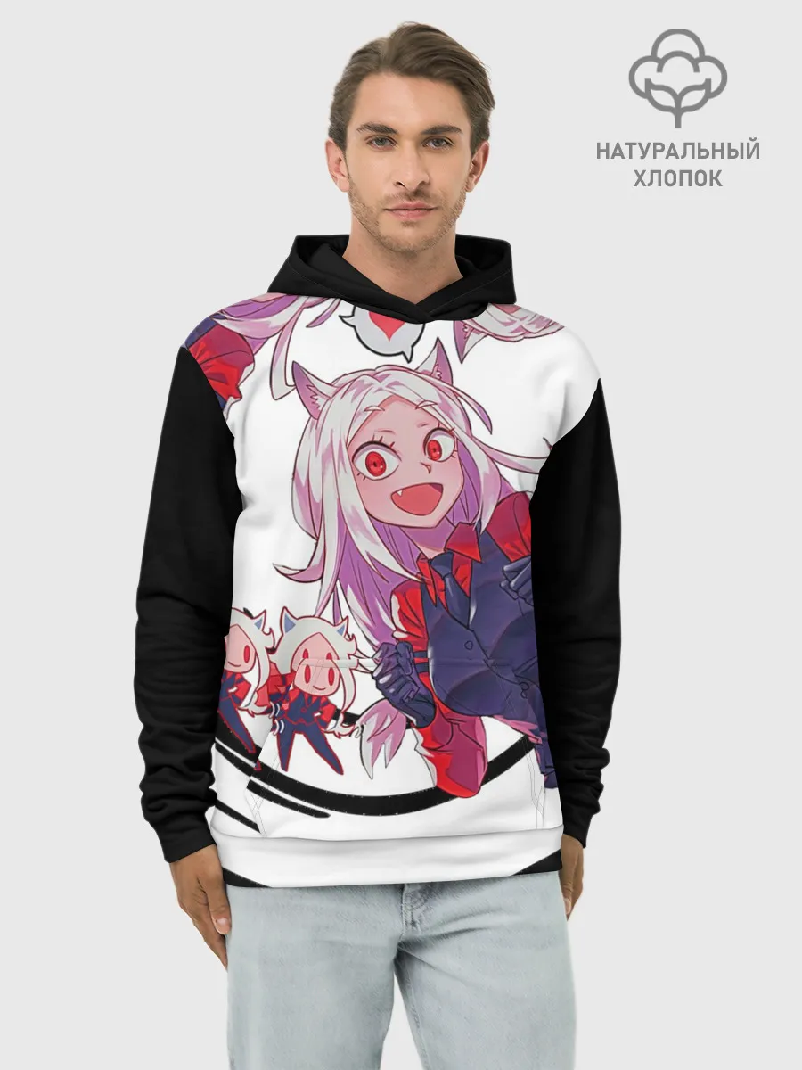 Худи мужской база хлопок / Helltaker