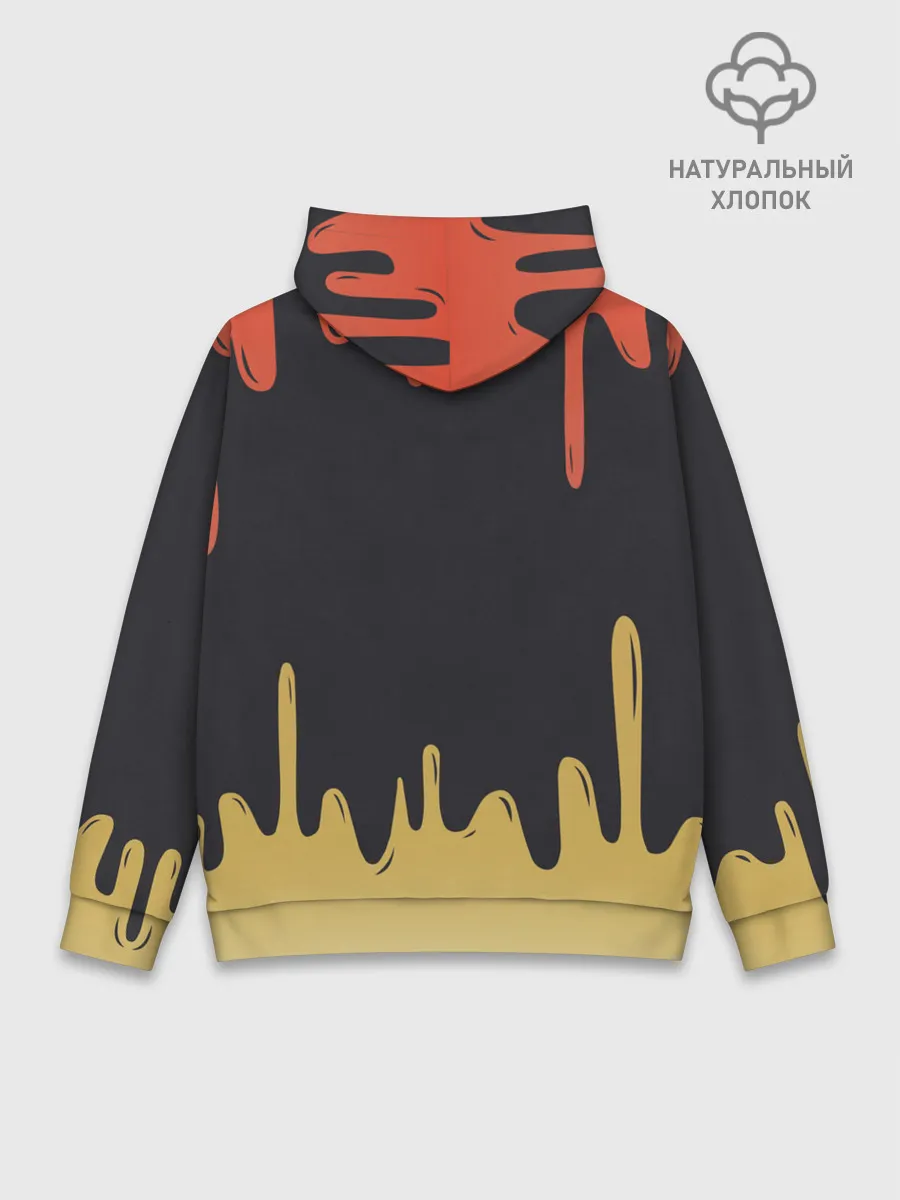 Худи мужской база хлопок / Just Ride MOTOCROSS | МОТОКРОСС