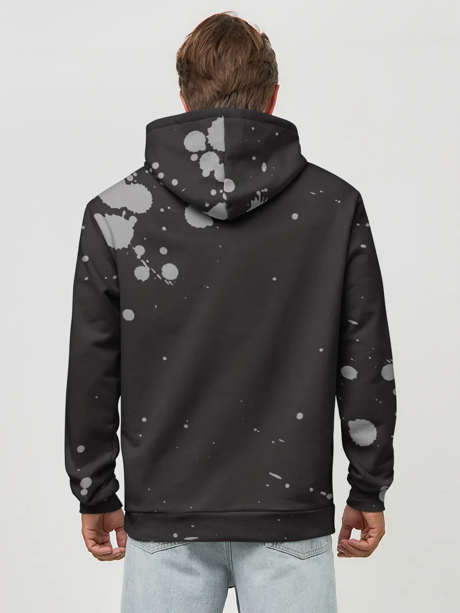 Худи мужской база хлопок / RIDE FAST - DIE LAST | МОТО ЖИЗНЬ