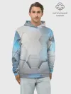 Худи мужской база хлопок / 3D соты