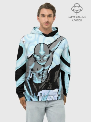 Худи мужской база хлопок / Аватар Легенда об Аанге