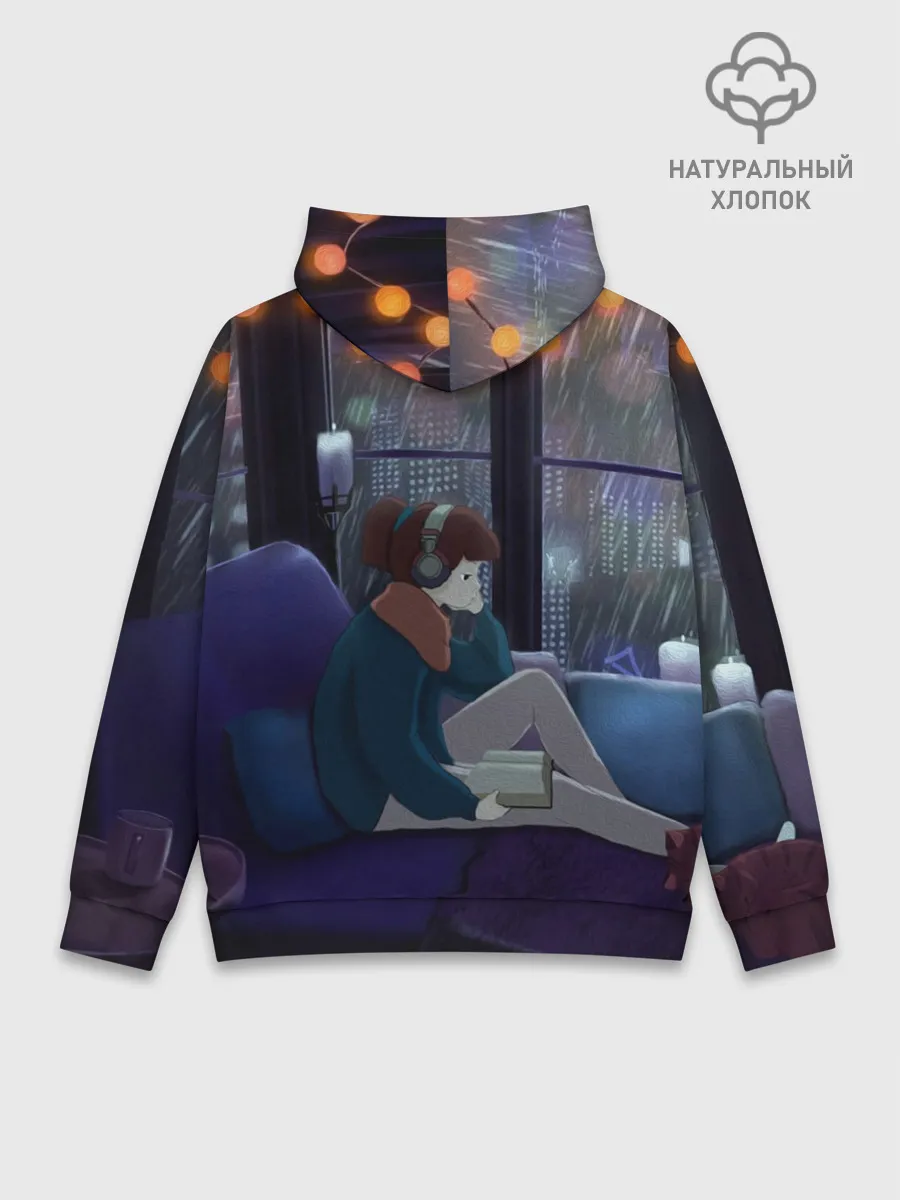 Худи мужской база хлопок / СИЖУ ДОМА