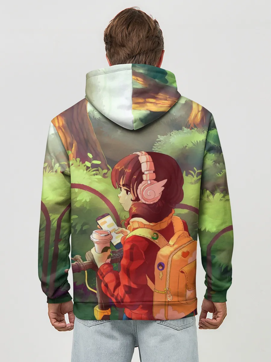 Худи мужской база хлопок / STUDY GIRL