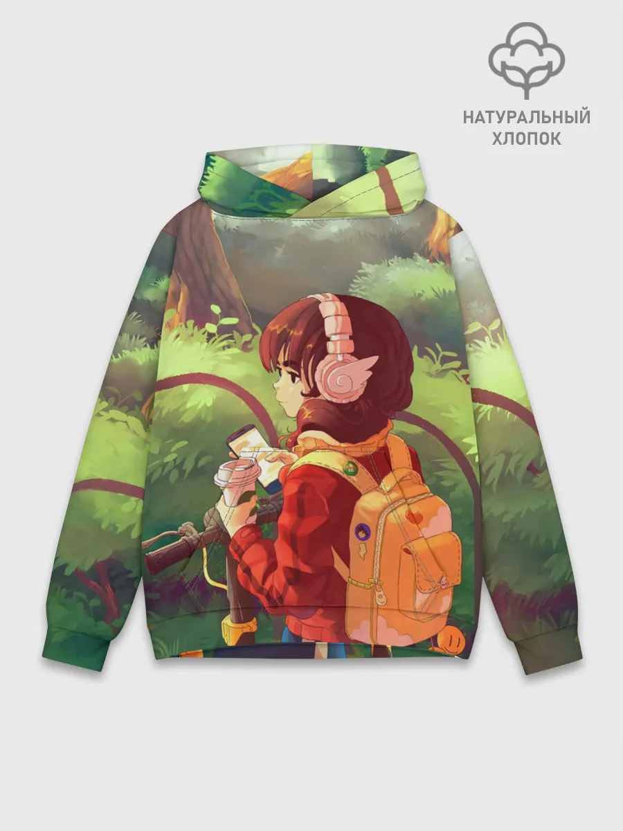 Худи мужской база хлопок / STUDY GIRL