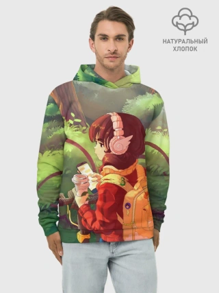 Худи мужской база хлопок / STUDY GIRL