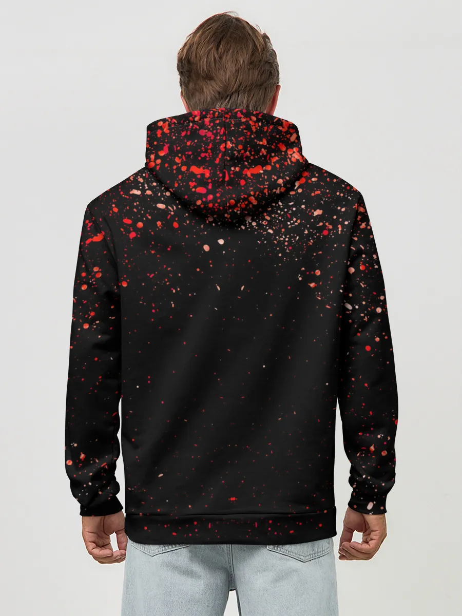 Худи мужской база хлопок / Американский череп | American Skull