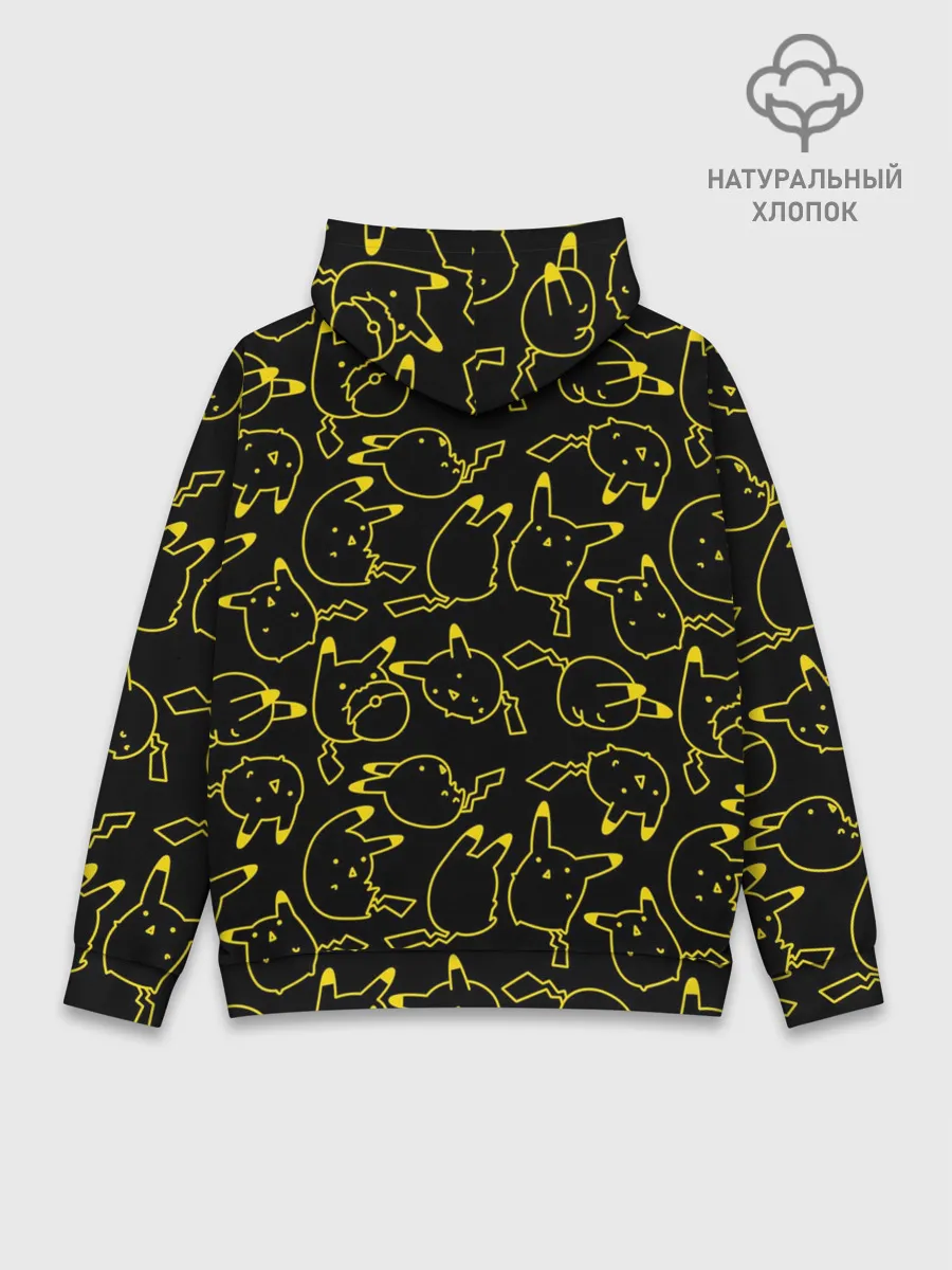 Худи мужской база хлопок / Покемоны
