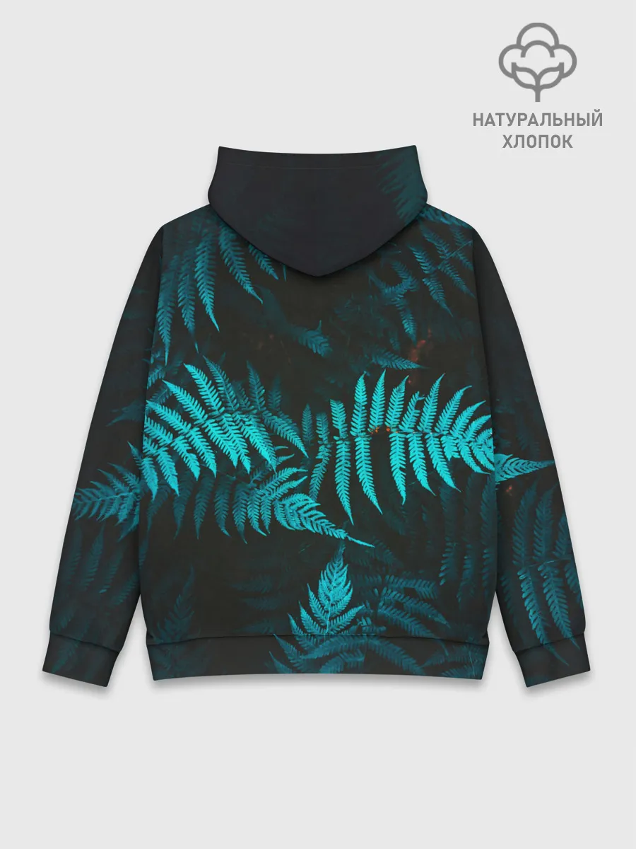 Худи мужской база хлопок / ПАПОРОТНИК