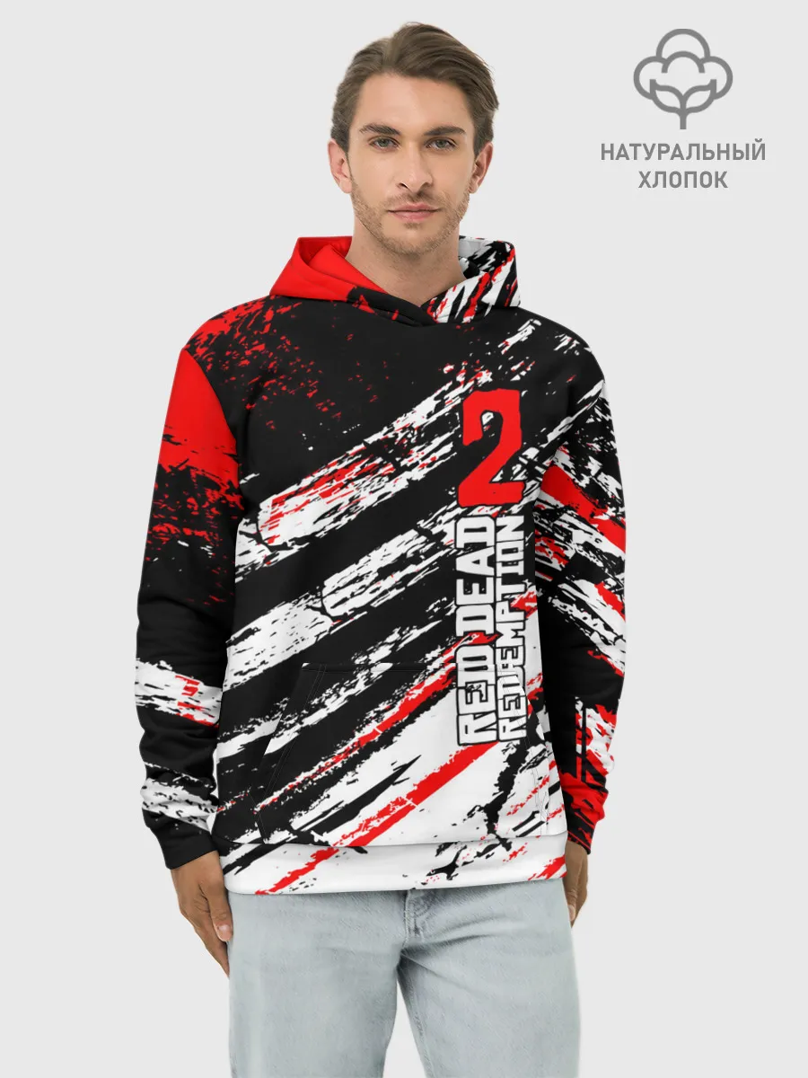 Худи мужской база хлопок / Red Dead Redemption 2