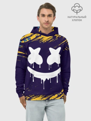 Худи мужской база хлопок / MARSHMELLO / МАРШМЕЛЛОУ