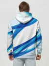 Худи мужской база хлопок / STRIPES BLUE
