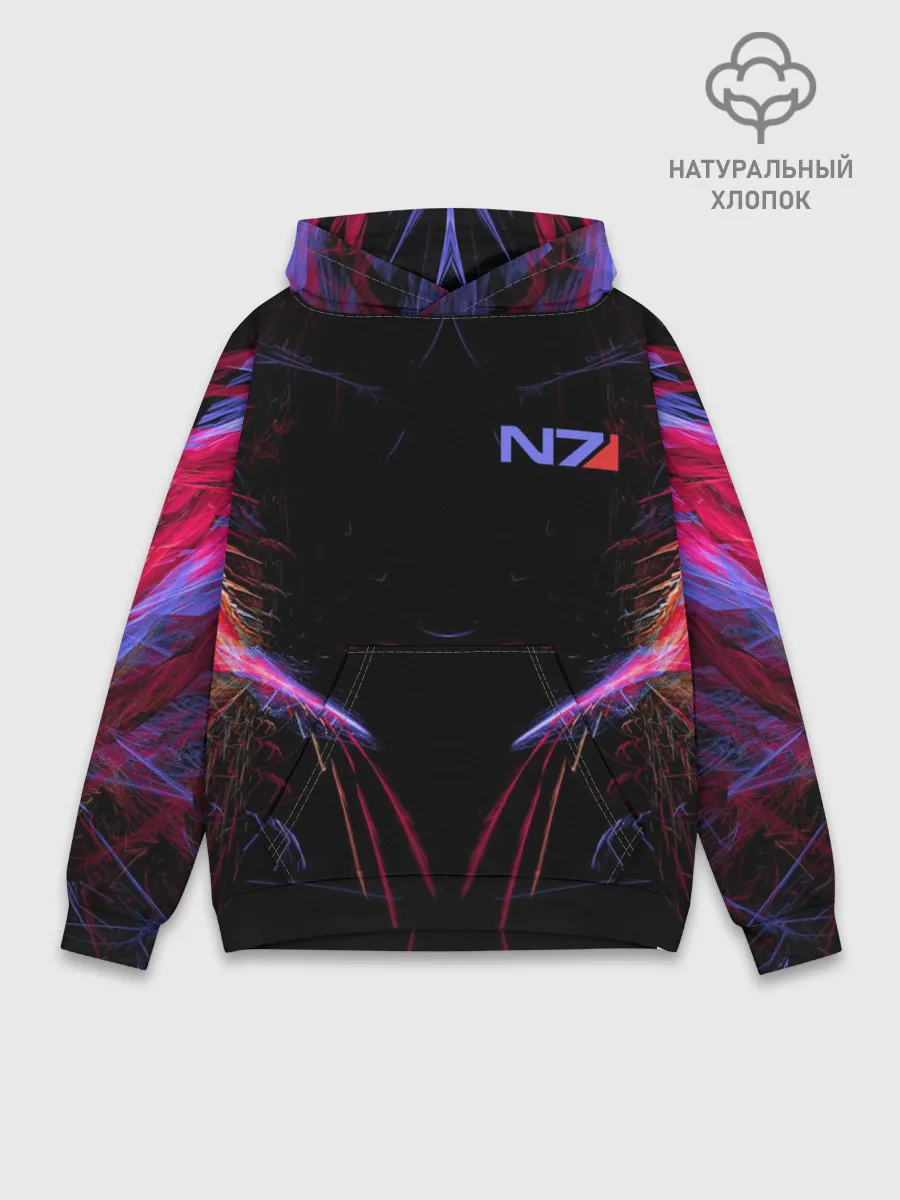 Худи мужской база хлопок / N7 | Neon Style