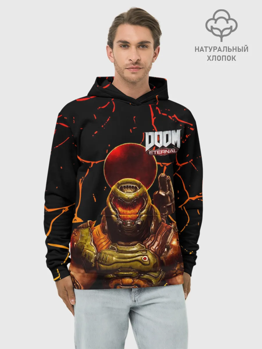 Худи мужской база хлопок / Doom | Eternal