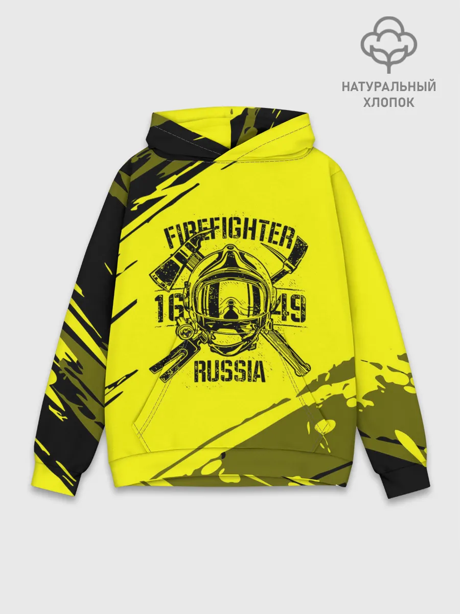 Худи мужской база хлопок / FIREFIGHTER 1649 RUSSIA