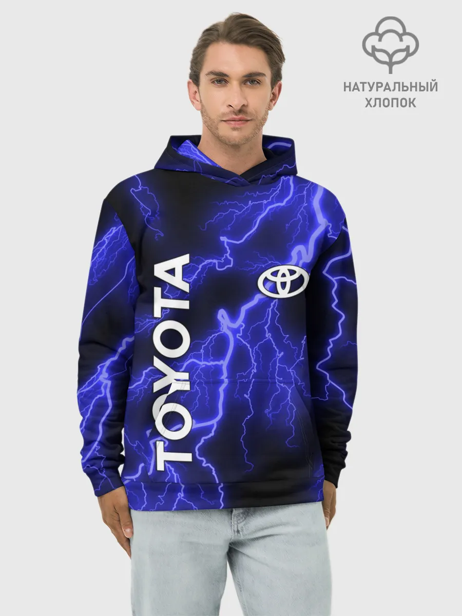 Худи мужской база хлопок / TOYOTA
